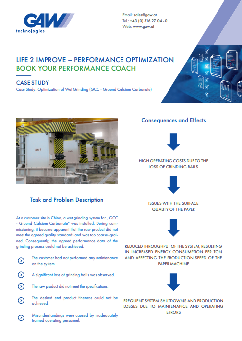 GAW Case Study LIFE2IMPROVE GCC Weg Grinding